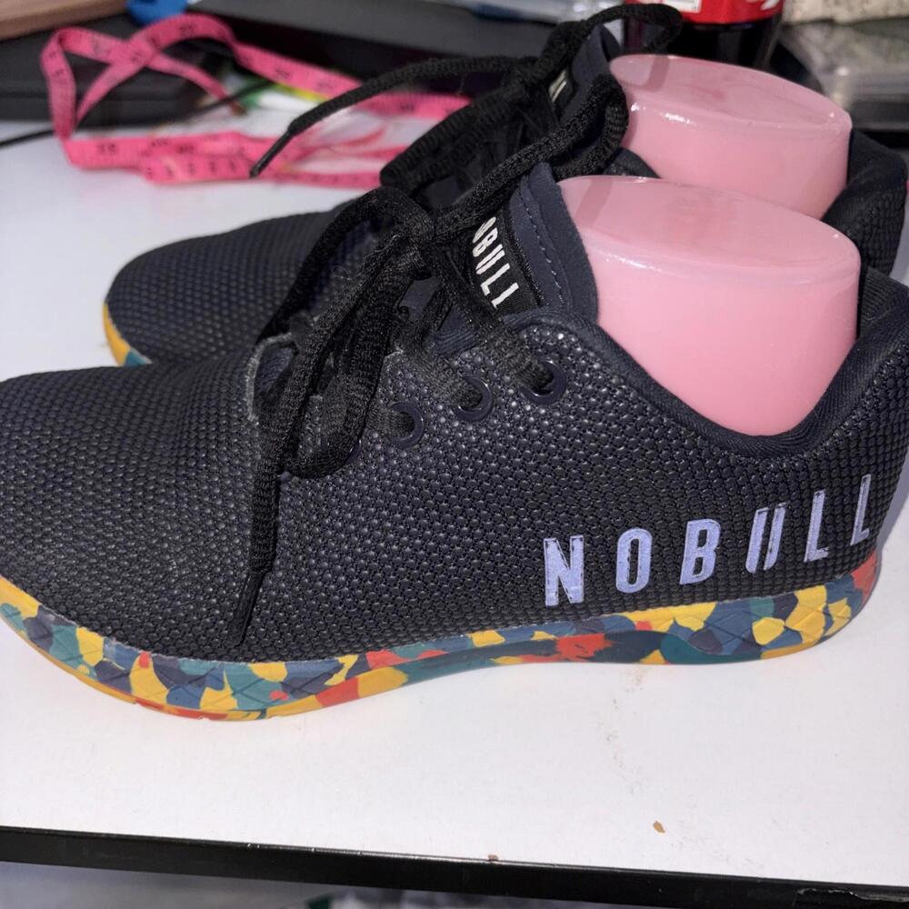 Nobull Outwork Womens 7Black Daisy Shoes Sneaker Mens 5.5 - Picture 6 of 11
